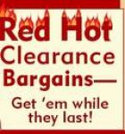 CLEARANCE / OVERSTOCKED / DISCONTINUED ITEMS